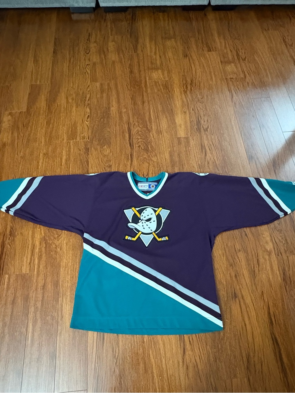 Anaheim Mighty Ducks Retro CCM Hockey Jersey